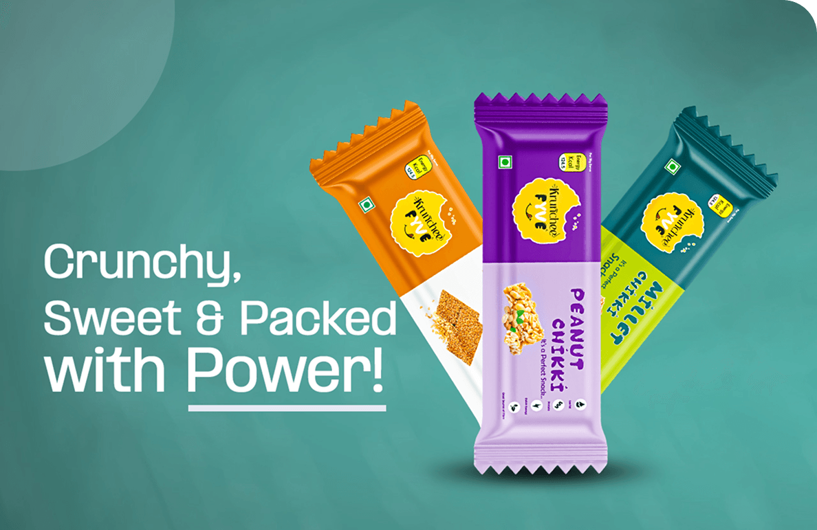 Crunchy, Sweet and Packed with Power product graphic