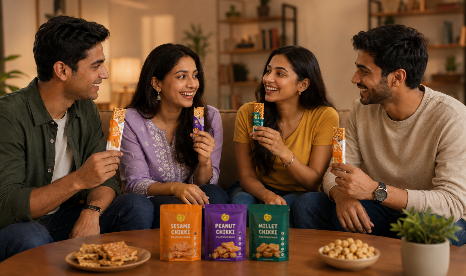 Family enjoying Kruncheefyve